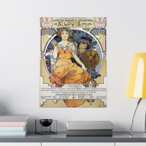 Exposition Universelle et Internationale de St. Louis - Alphonse Mucha (1904) - Art Nouveau Poster Print