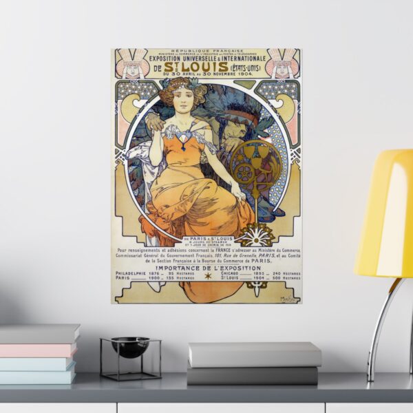 Exposition Universelle et Internationale de St. Louis - Alphonse Mucha (1904) - Art Nouveau Poster Print