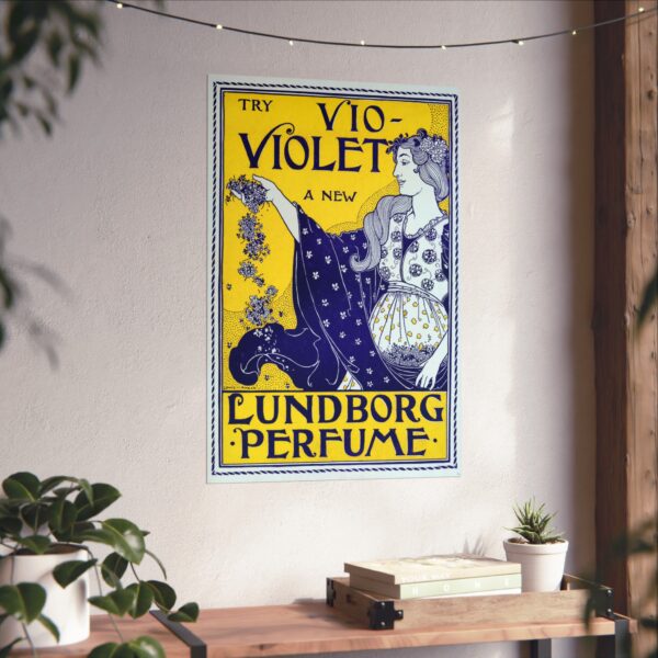 7561656786826889942_2048-1.jpeg Try Vio-Violet, A New Lundborg Perfume - Louis Rhead (1895) - Art Nouveau Poster Print