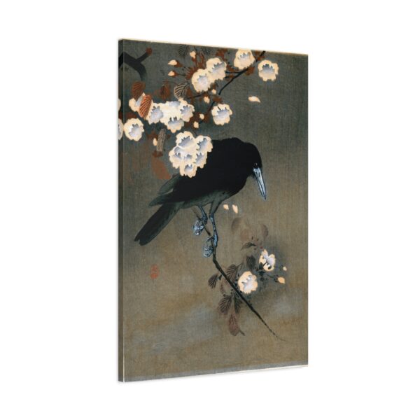 769192896117644888_2048.jpeg Crow and Blossom - Ohara Koson (c. 1910) - Japanese Woodblock Canvas Print