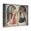 The Annunciation (San Marco version) - Fra Angelico (c. 1440-1445) - Renaissance Canvas Print