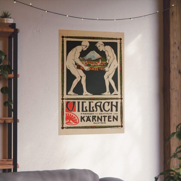 7754057386921906484_2048.jpeg Villach, Kärnten (Carinthia) - Pietro A. Sencig (c. 1900s) - Art Nouveau Poster Print