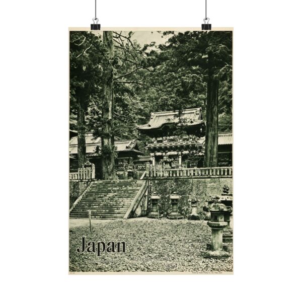 7781489328173472007_2048.jpeg Toshogu Shrine, Nikko - Japanese Government Railways (c. 1936) - Vintage Travel Poster Print