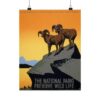 The National Parks Preserve Wild Life - Works Progress Administration (c. 1930s) - Vintage Travel Poster Print