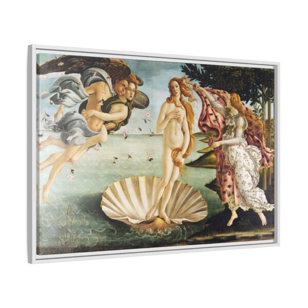 The Birth of Venus - Sandro Botticelli (c. 1485-1486) - Renaissance Framed Canvas Print