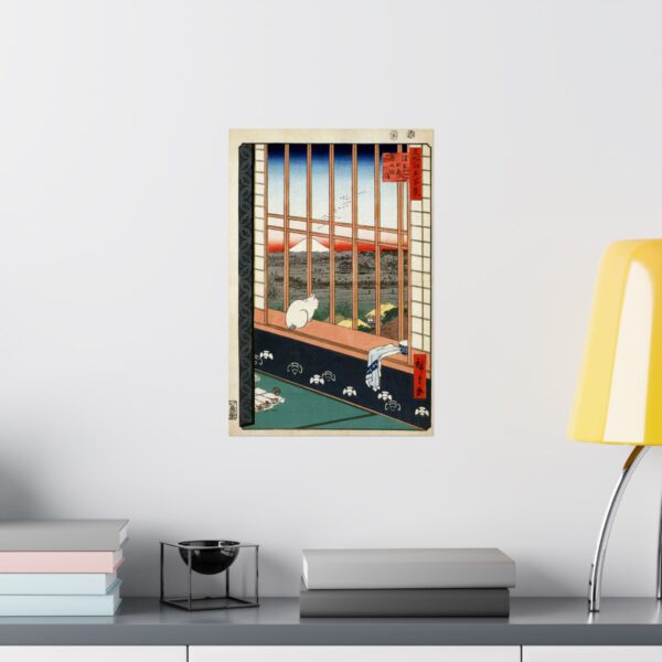 Asakusa Ricefields and Torinomachi Festival - Utagawa Hiroshige (1857) - Japanese Woodblock Poster Print