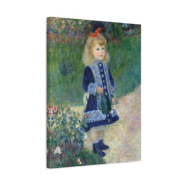 811844981770010706_2048.jpeg A Girl With a Watering Can - Pierre-Auguste Renoir (1876) - Impressionist Canvas Print
