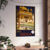 Visit India - India State Railways Bureau (c. 1935) - Vintage Travel Poster Print