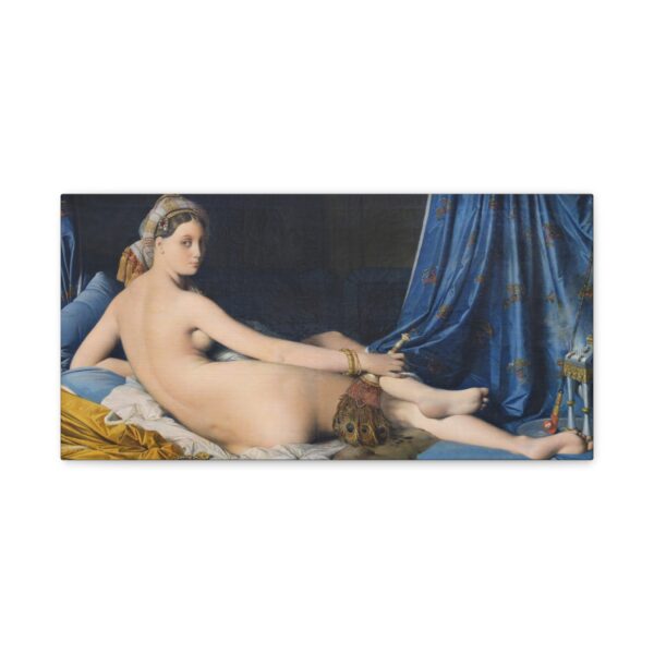 8219635264437754540_2048.jpeg La Grande Odalisque - Jean-Auguste-Dominique Ingres (1814) - Classical Canvas Print