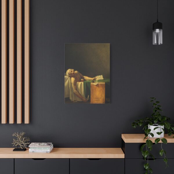 8483058620507699829_2048.jpeg The Death of Marat - Jacques-Louis David (1793) - Classical Canvas Print