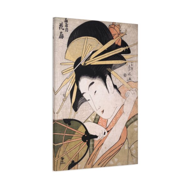 86565771709822855_2048.jpeg The Courtesan Hanaogi of the Ogiya - Ichirakutei Eisui (c. 1798) - Japanese Woodblock Canvas Print