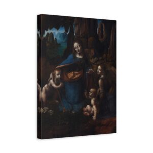 8780767272576712491_2048.jpeg Virgin of the Rocks - Leonardo da Vinci (c. 1503-1506) - Renaissance Canvas Print