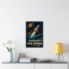 886230420949762359_2048.jpeg Forward to the Stars - LUNE Original - Space Age Poster Print