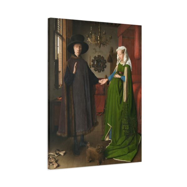 9013377425762124652_2048.jpeg The Arnolfini Portrait - Jan van Eyck (1434) - Renaissance Canvas Print
