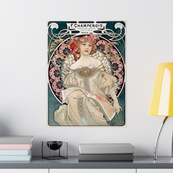9077669941830408243_2048-1.jpeg Rêveur, F. Champenois, Imprimeur-Éditeur - Alphonse Mucha (1897) - Art Nouveau Poster Print