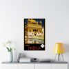 Visit India - India State Railways Bureau (c. 1935) - Vintage Travel Poster Print