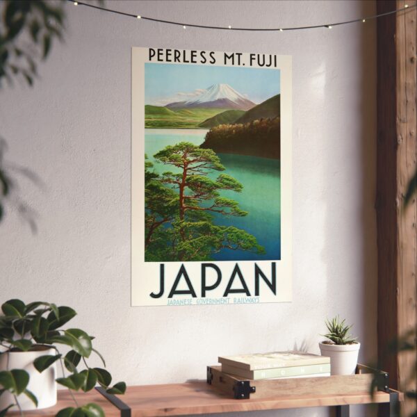 920269674345607151_2048.jpeg Peerless Mt. Fuji - Japanese Government Railways (c. 1930s) - Vintage Travel Poster Print