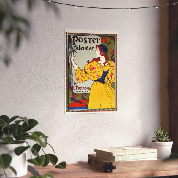 9214843975289314105_2048-1.jpeg Poster Calendar, L. Prang & Co - Louis Rhead (1897) - Art Nouveau Poster Print