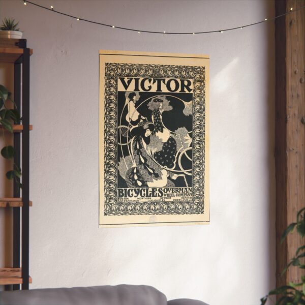 9229302307456404669_2048.jpeg Victor Bicycles ad - William Henry Bradley (c. 1896) - Art Nouveau Poster Print