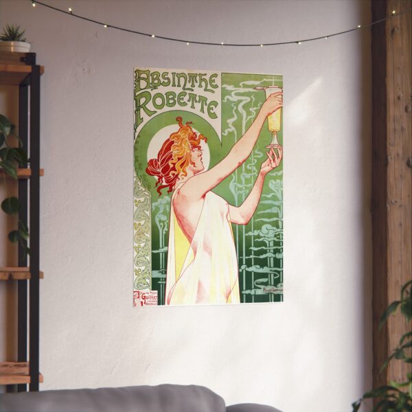 Absinthe Robette ad - Henri Privat-Livemont (1896) - Art Nouveau Poster Print