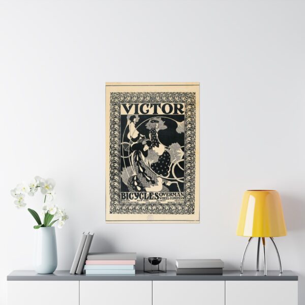 9532960491426224340_2048.jpeg Victor Bicycles ad - William Henry Bradley (c. 1896) - Art Nouveau Poster Print
