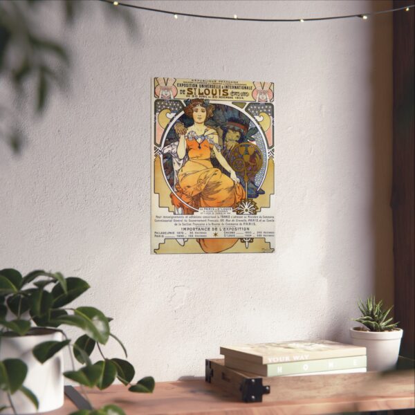 Exposition Universelle et Internationale de St. Louis - Alphonse Mucha (1904) - Art Nouveau Poster Print