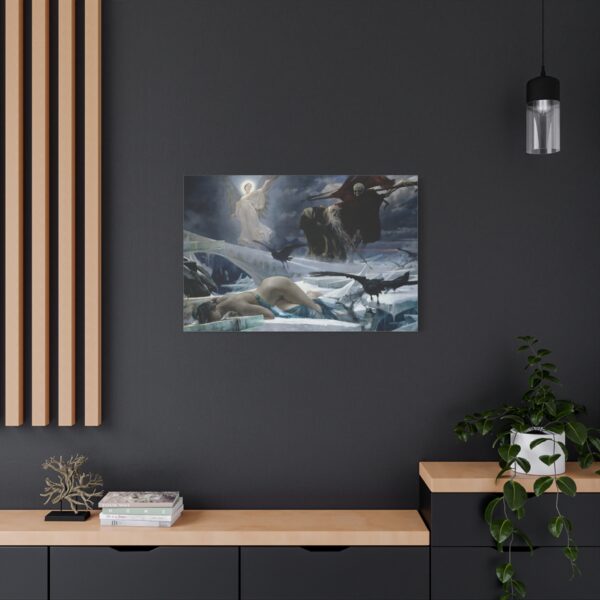 Ahasuerus at the End of the World - Adolf Hirémy-Hirschl (1888) - Classical Canvas Print