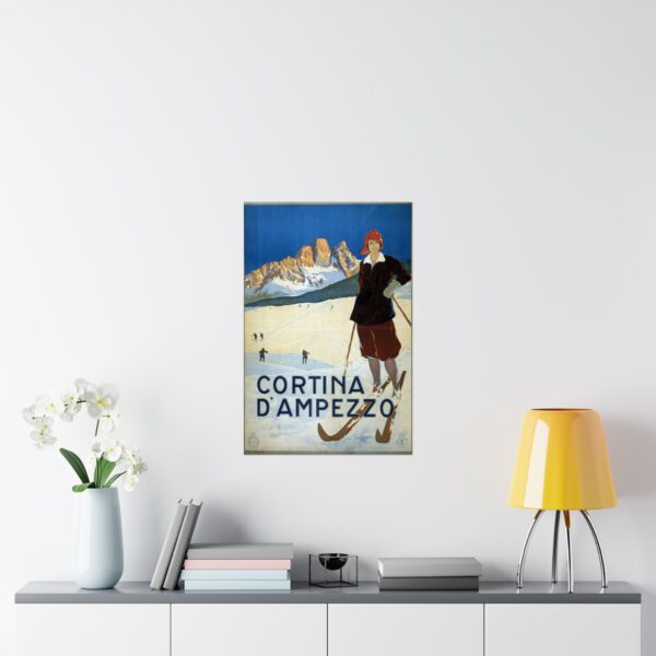 Cortina d'Ampezzo, Italy - ENIT Italian National Tourist Board (c. 1920) - Vintage Travel Poster Print