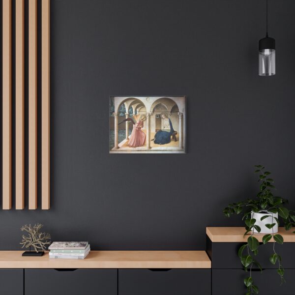 The Annunciation (San Marco version) - Fra Angelico (c. 1440-1445) - Renaissance Canvas Print