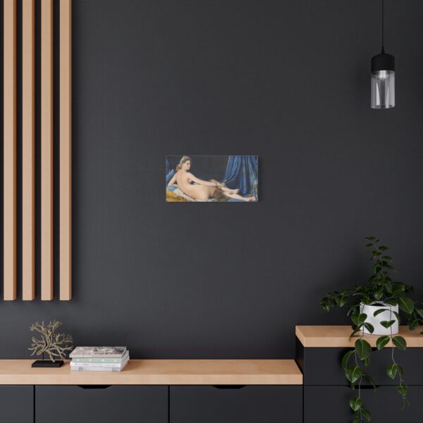 9696485033892904230_2048.jpeg La Grande Odalisque - Jean-Auguste-Dominique Ingres (1814) - Classical Canvas Print
