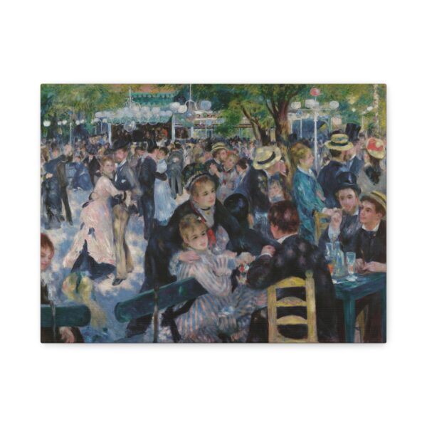 Dance at Le Moulin de la Galette - Pierre-Auguste Renoir (1876) - Impressionist Canvas Print