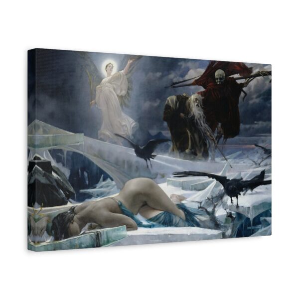 Ahasuerus at the End of the World - Adolf Hirémy-Hirschl (1888) - Classical Canvas Print