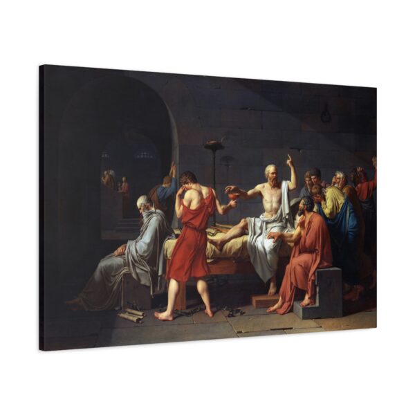 9940057208722991771_2048.jpeg The Death of Socrates - Jacques-Louis David (1787) - Classical Canvas Print