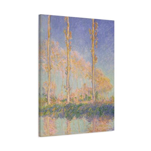 Poplars - Claude Monet (1891) - Impressionist Canvas Print